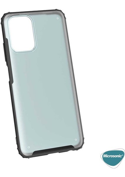 Xiaomi Redmi Note 10 Kılıf Frosted Frame Siyah