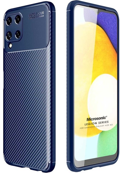 Samsung Galaxy A22 4g Kılıf Legion Series Lacivert