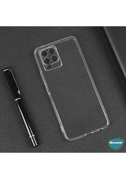 Realme 8 Kılıf Transparent Soft Beyaz modelleri