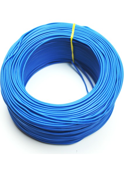 100 Metre Çok Damarlı Montaj Kablosu 24 Awg - Mavi