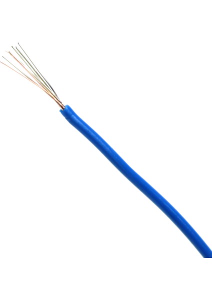 100 Metre Çok Damarlı Montaj Kablosu 24 Awg - Mavi fiyatları
