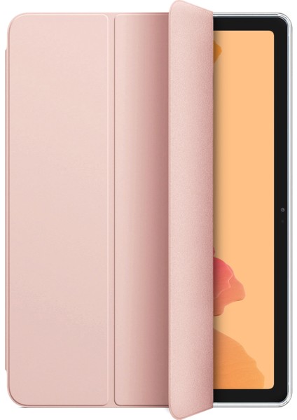 Samsung Galaxy Tab A7 Lite T225 Kılıf Slim Translucent Back Smart Cover Rose Gold fiyatları