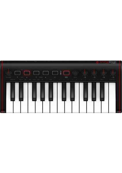 Irig Keys 2 Mini 25-Mini Tuşa Sahip Kompakt Evrensel Mıdı Klavye Kontrolör (Iphone/ipad/android/mac/pc)