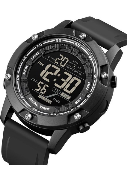 Fonksiyonel LED Işıklı 100 Metre Su Geçirmez Erkek Kol Saati