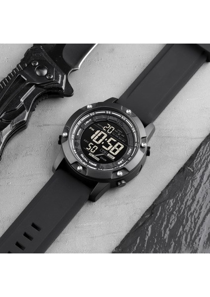 Fonksiyonel LED Işıklı 100 Metre Su Geçirmez Erkek Kol Saati fırsatları