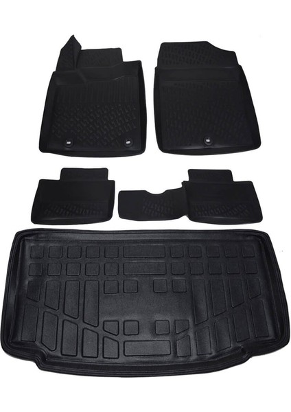 Hyundai I10 2014+ Havuzlu Paspas ve Bagaj Seti Bizymo