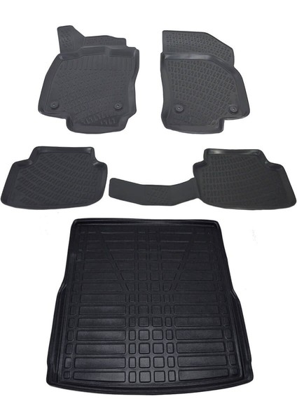 Volkwagen B8 Variant 2015+ Havuzlu Paspas ve Bagaj Seti Bizymo