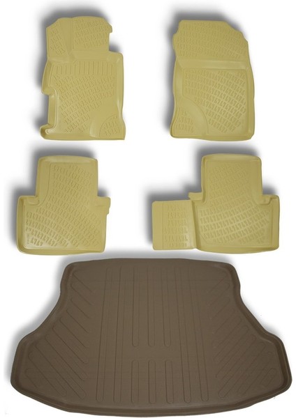 Honda Civic Sedan 2012-2016 Bej Paspas ve Bagaj Havuzu Seti
