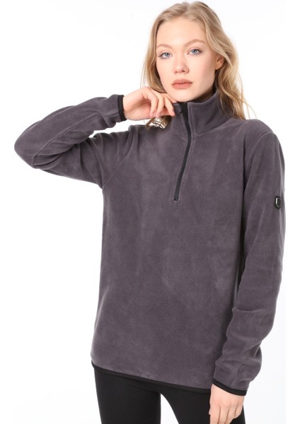 Ghassy Co Kadın Yarım Fermuarlı Sweatshirt