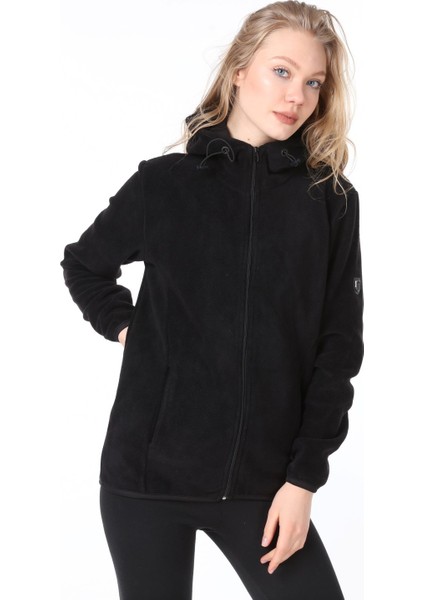 Ghassy Co Kadın Kapşonlu Fermuarlı Polar Sweatshirt fiyatları