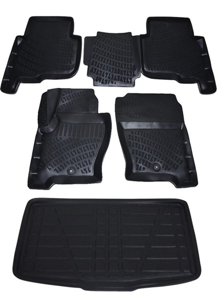 Fiat Panda 2012+ Havuzlu Paspas ve Bagaj Seti Bizymo