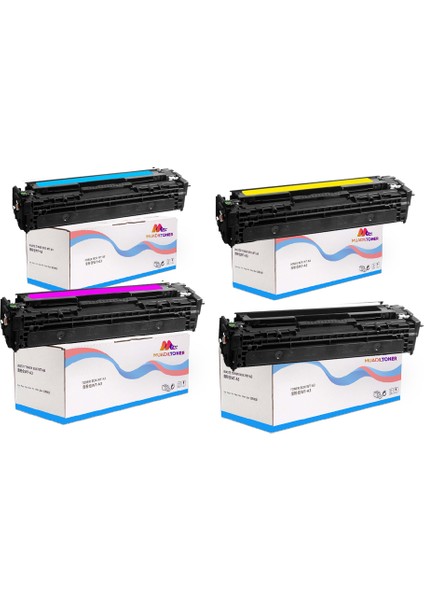 M252DW Yazıcı Uyumlu Muadil Toner, Hp 201A-CF400A 4 Renk