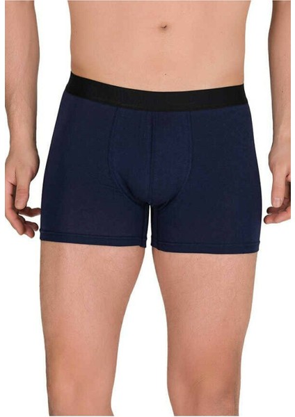 10 Adet Lacivert Renk Modal Boxer