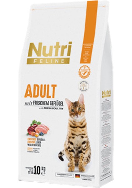 Adult Tavuk Etli 10KG Nutri Feline Yetişkin Kedi Maması