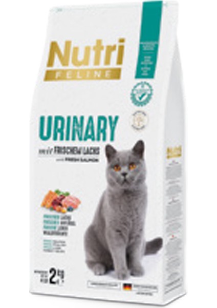 Urinary Somon Etli 2kg Nutri Feline Kedi Maması Kürek Hediyeli