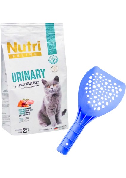 Urinary Somon Etli 2kg Nutri Feline Kedi Maması Kürek Hediyeli