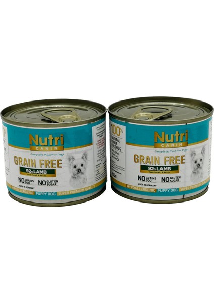 Kuzu Etli %92 Tahılsız 200GR Puppy Nutri Yaş Köpek Maması 4