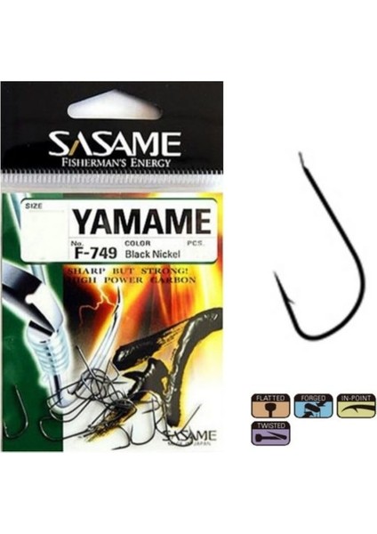 Yamame F-749 Serisi Olta Iğnesi