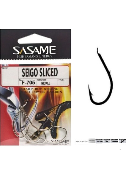 Seigo F-705 Sliced Serisi Olta Iğnesi