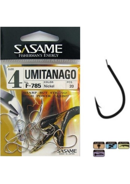 Umitanago Nickel F-785 Serisi Olta Iğnesi