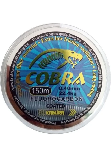 Cobra Fluorocarbon Kaplama Misina 150 mt