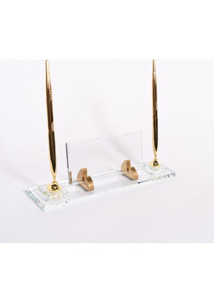 İsme Özel Altın Set Çift Kalemli Masaüstü İsimlik fiyatları