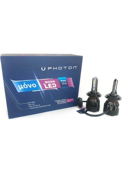Audı A3 (2004-2008) LED Uzun Far Ampulü Photon Mono H7