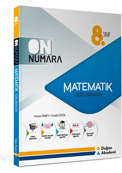 Doğan Akademi Yayınları 8. Sınıf On Numara Matematik Soru Bankası