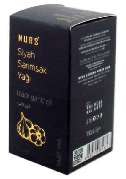 Lokman Hekim Siyah Sarımsak Yağı 50 Ml.