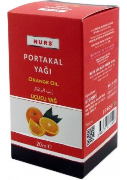 Lokman Hekim Portakal Yağı 20 Ml.