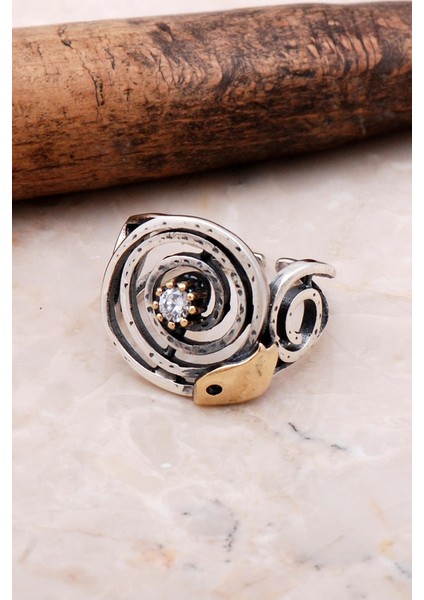 Sarma Elişi Tasarım Gümüş Yüzük