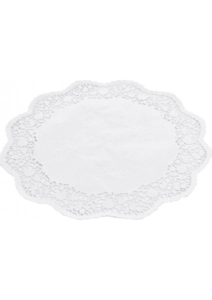 Dolphin Kağıt Kase Altlığı Yuvarlak Dantel 22 cm - 100 Adet