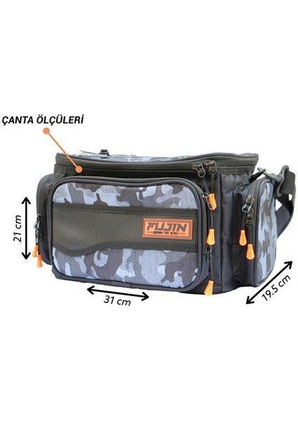 Black Camo Helper Bag - Balıkçı Çantası