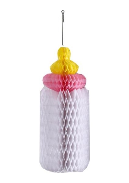 Orta Süs Biberon Pembe