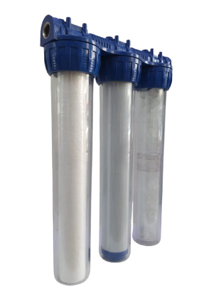 Sayaç Girişi Kireç Önleyici Silifoz ve Granül Aktif Karbon Filtre