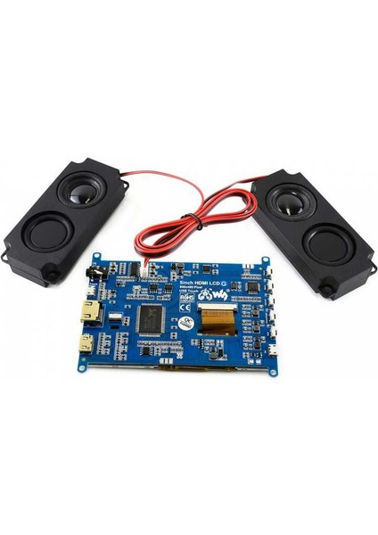 5 Inch HDMI Rezistif Dokunmatik LCD (Çoklu Sistem) - 800X480 (G)