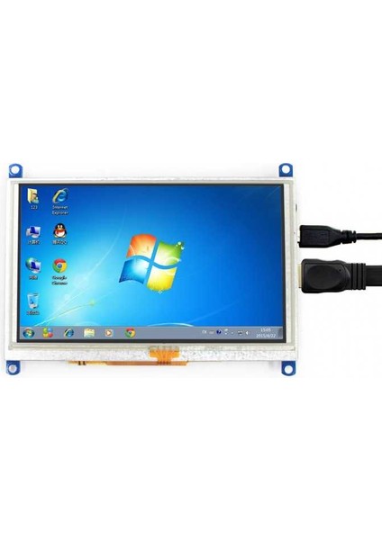 5 Inch HDMI Rezistif Dokunmatik LCD (Çoklu Sistem) - 800X480 (G)