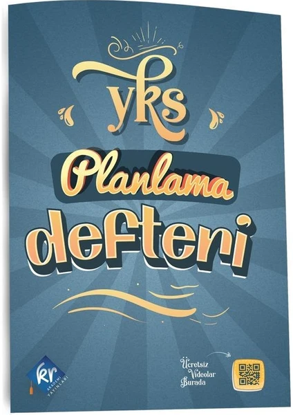 Kr Akademi Yayınları YKS Planlama Defteri