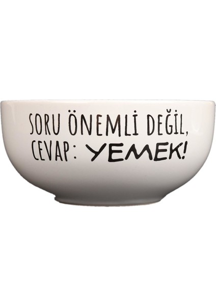 Soru Önemli Değil Cevap Yemek Tasarım Kase