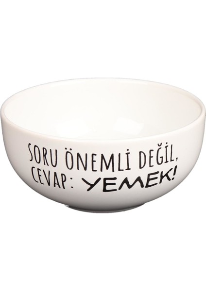 Soru Önemli Değil Cevap Yemek Tasarım Kase