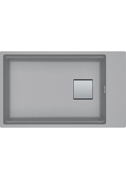 Kng 110-62 Stone Grey Tezgah Altı Kubus Eviye