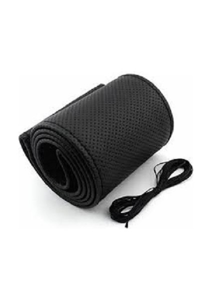 Fiat Linea Dikmeli Direksiyon Kılıfı Noktalı Siyah Deri