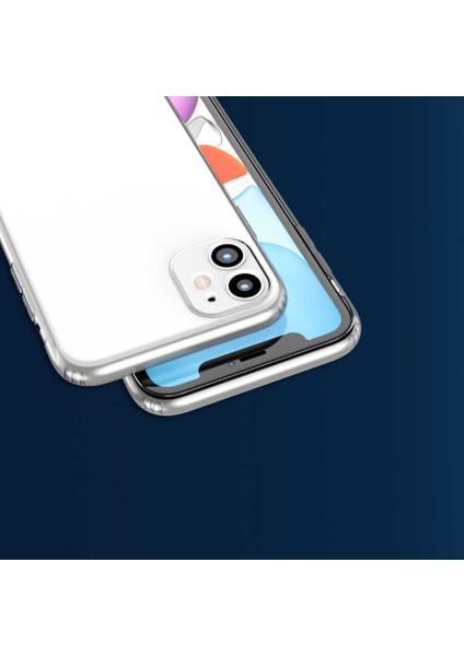 iPhone 11 Kılıf 3D kamera Korumalı Şeffaf Yumuşak Süper Silikon Kapak