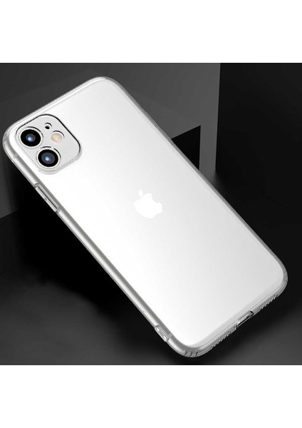 iPhone 11 Kılıf 3D kamera Korumalı Şeffaf Yumuşak Süper Silikon Kapak