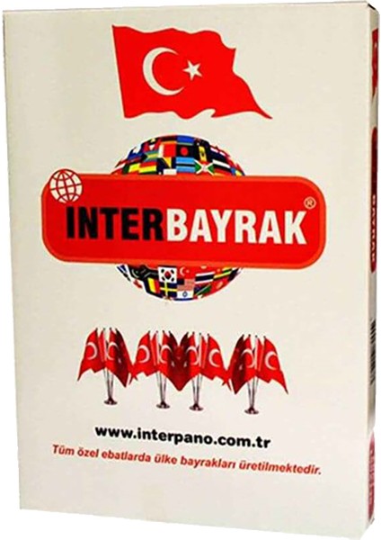 Inter Bayrak Atatürk Resimli Türk Bayrağı 100X150 cm