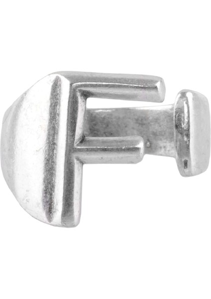 Kadın Antik Gümüş Kaplama Ayarlanabilir F Harfi Yüzük fırsatları