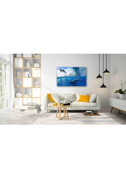 Sualtı Canlıları Cam Tablo 4mm Dayanıklı Temperli Cam fiyatları