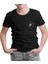 Lordd T-Shirt Flower Shining Siyah Çocuk T-Shirt 1
