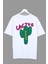 Cactus Baskılı Oversize Tshirt 2