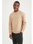Oversize Fit Bisiklet Yaka Basic Pamuklu Sweatshirt T4984AZ21AU 1